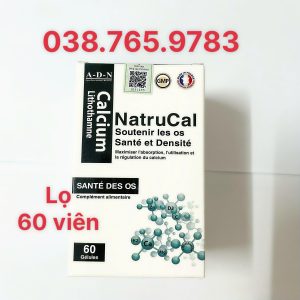 Natrucal SantÉ Des Os Viên Uống Bổ Sung Canxi , Vitamin & Khoáng Chất Từ Tảo Biển đỏ Hàng Pháp