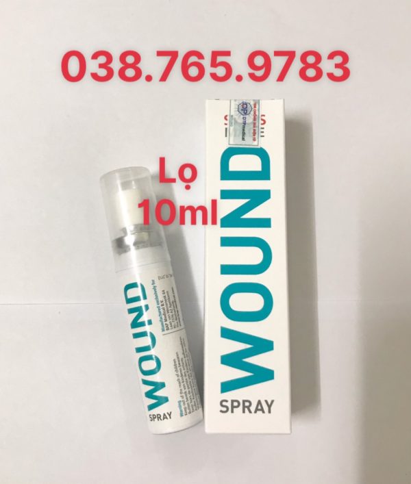 Wound Silicone Gel 10ml Dạng Xịt Hỗ Trợ Chữa Lành Vết Thương Hở Và Ngăn Ngừa Sẹo Chính Hãng Thụy Sĩ