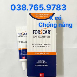 Forscar Silicone Gel Chăm Sóc Sẹo được Tin Dùng Tại Châu Âu & Mỹ