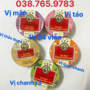 Kẹo Ngậm Niệm Từ Am Hiếu Tử Xuyên Bối Tỳ Bà Cao Thông Cổ Mát Họng Nin Jiom Pei Pa Koa