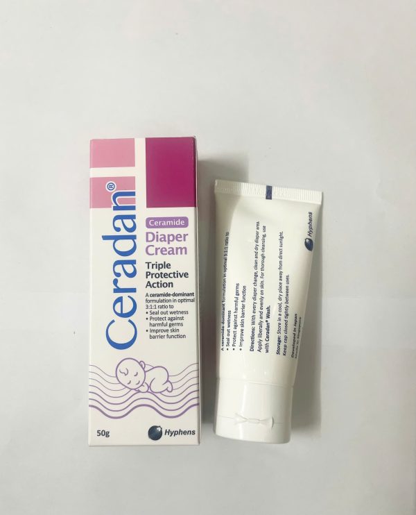 [date MỚi ChÍnh HÃng PhÒng KhÁm Da]kem Ceradan Diaper Cream Ngừa Hăm Tã Tuýp 50g