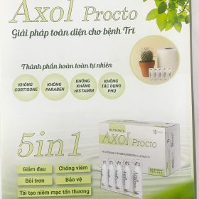 Axol Procto Đặt Giảm Ngay Mọi Triệu Chứng Của Trĩ Chính Hãng Italia