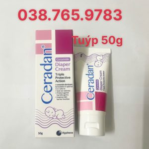 [date MỚi ChÍnh HÃng PhÒng KhÁm Da]kem Ceradan Diaper Cream Ngừa Hăm Tã Tuýp 50g