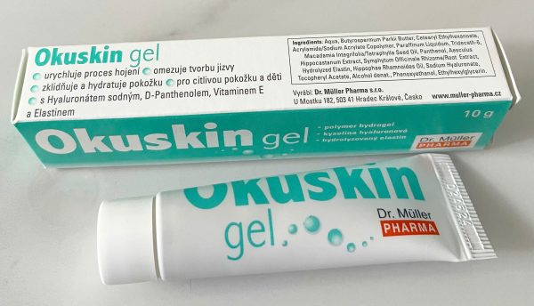 Okuskin Gel Tuýp 10g Bôi Vết Thương Hở Giúp Nhanh Lành Thương Ngăn Ngừa Sẹo, Rạn Da Chính Hãng Date Xa