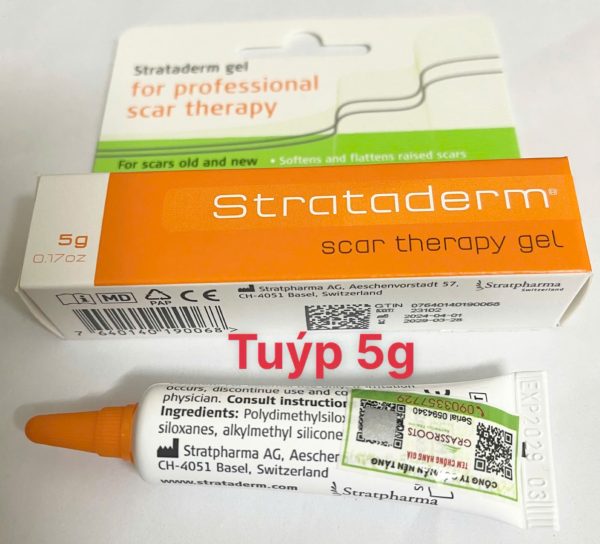 Strataderm Chính Hãng 5g Silicone Gel Chăm Sóc Sẹo Của Chuyên Gia Thụy Sĩ