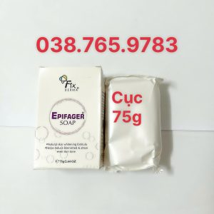 Epifager Soap Size To 75g Xà Phòng Trắng Sáng Da Mờ Thâm Fixderma Chính Hãng