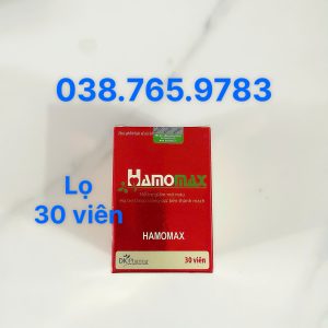 Hamomax Lọ Giúp Hạ Mỡ Máu, Gan Nhiễm Mỡ, Cải Thiện Tuần Hoàn Và ổn định Huyết áp