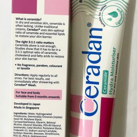 Ceradan Hydra Moisturiser Kem Dưỡng ẩm Cao Cấp, Hỗ Trợ Viêm Da Cơ địa Cho Mọi Lứa Tuổi Tub 80g ( Hàng Chính Hãng )