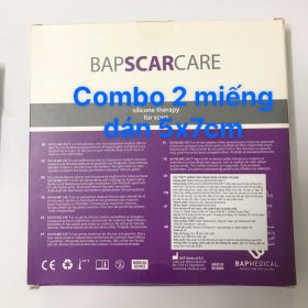 Silicone Gel Bap Scar Care Miếng Dán 5x7cm Chăm Sóc Toàn Diện Cho Sẹo Thâm, Sẹo Lồi & Sẹo Lõm Bapscarcare