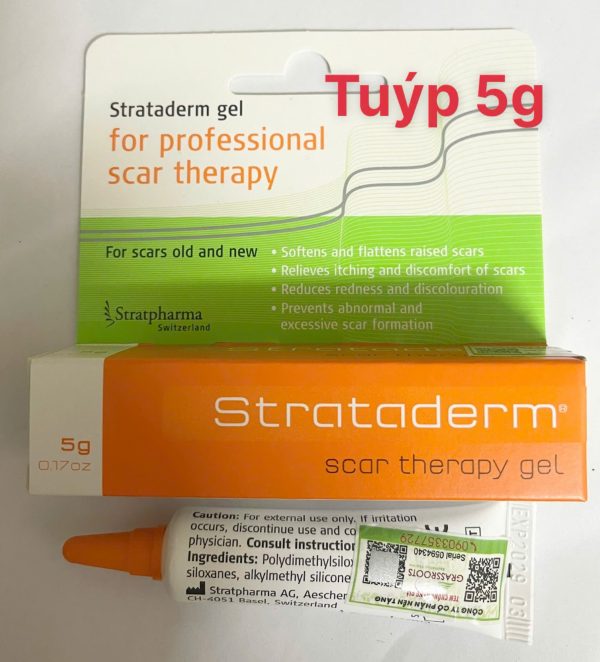 Strataderm Chính Hãng 5g Silicone Gel Chăm Sóc Sẹo Của Chuyên Gia Thụy Sĩ