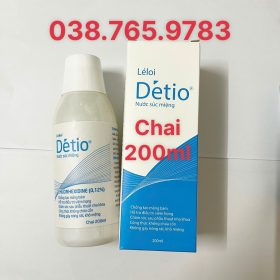 Nước Súc Miệng Sát Khuẩn Detio Hàng Vn Chất Lượng Cao