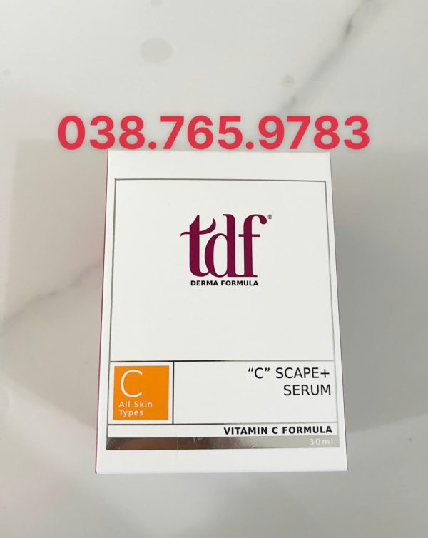 Tdf "c" Scape + Serum Vitamin C Dưỡng Chất Chống Oxy Hóa Sản Sinh Collagen Chống Lão Hóa Và Sáng Da Chính Hãng