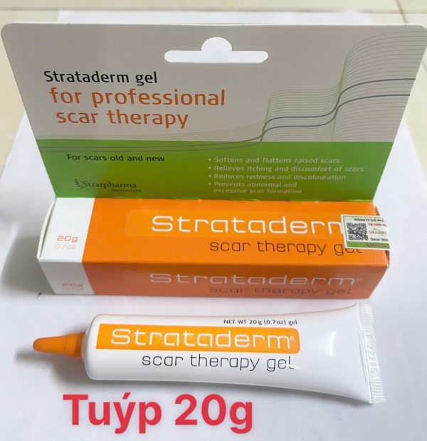 Strataderm Chính Hãng 20g Silicone Gel Chăm Sóc Sẹo Của Chuyên Gia Thụy Sĩ