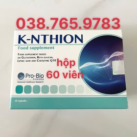 K Nthion Viên Uống Trẻ Hóa Da, Chống Lão Hóa Nhập Khẩu Chính Hãng