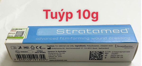 Stratamed 10g Silicone Gel được Fda Chấp Thuận Bôi Lên Vùng Da Ko Lành Lặn Chính Hãng Thụy Sĩ