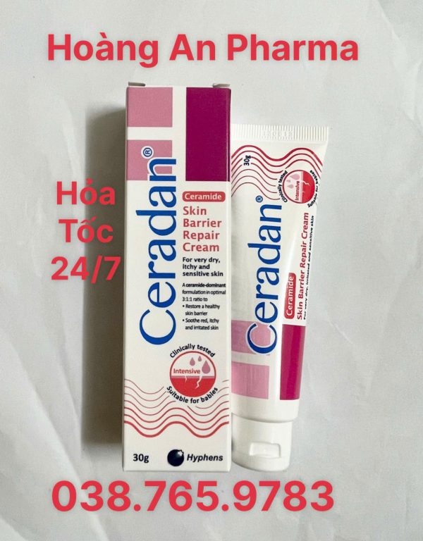 Kem Dưỡng ẩm Ceradan Skin Barrier Repair Cream Tuýp 30g Chăm Sóc Da Chàm Thể Tạng, Da Khô, Kích ứng