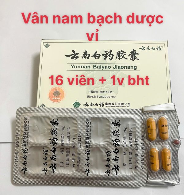 Vân Nam Bạch Dược Dạng Vĩ 16v Có Màu Vàng Mùi Thơm Vị Mát Giúp Tăng Tuần Hoàn Máu