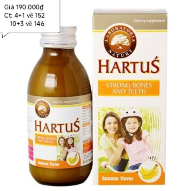 Canxi Cho Bé Hartus, Thêm D3 Và Vitamin K2,siro Hatus Cho Trẻ 4, 6 Tháng 1 Tuổi Tăng Chiều Cao Nhập Khẩu Từ Châu Âu