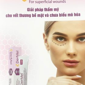 Kem Bôi Mật Ong Dermel Skin Ointment Bôi Vết Thương Chứa Mật Ong Y Khoa Dermel Skin Oinment Tuýp 15g Hàng Chính Hãng