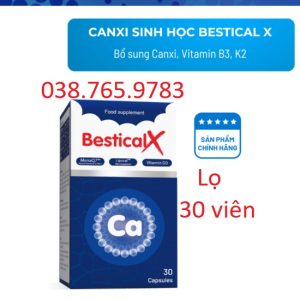 Canxi Sinh Học Dạng Viên Besticalx Hỗ Trợ Tăng Chiều Cao Cho Trẻ Tiền Dậy Thì Và Dậy Thì