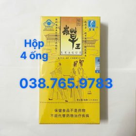 Trùng Thảo Vương Lý Khoa, Đông Trùng Hạ Thảo Vàng Cao Cấp Hộp 4 ống 30ml