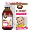 Hartus Appetite, Siro ăn Ngon Cho Bé, Cải Thiện Chứng Biếng ăn, Kích Thích Tiêu Hóa Của Trẻ(lọ 150ml)