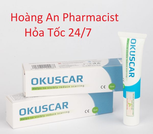 Gel Ngừa Sẹo Okuscar Làm Mờ Sẹo, Mờ Thâm, Tái Tạo Da, Chống Lão Hoá, Làm Đều Màu Da Tuýp 15ml